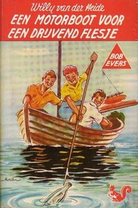 13 Een motorboot voor een drijvend flesje