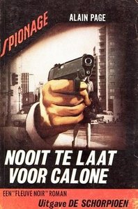 Alain Page///nooit te laat voor calone(schorpioen)