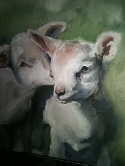 Painting Farm-Art Lambs 