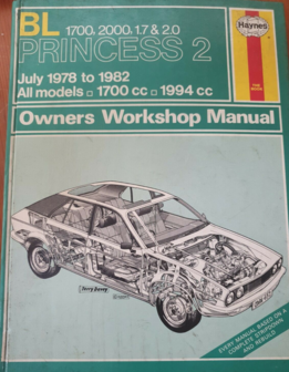 Haynes - BL Princess 2 (July 1978 to 1982) All Models 1,7 &amp; 2.0