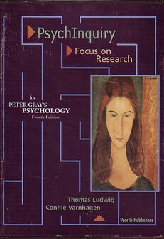 Psychology : Focus on Research Psychinquiry