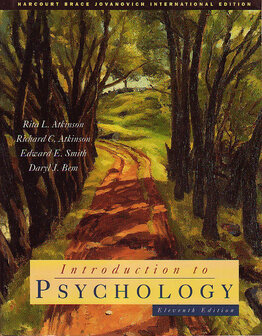 Rita L. Atkinson // Introduction to Psychology