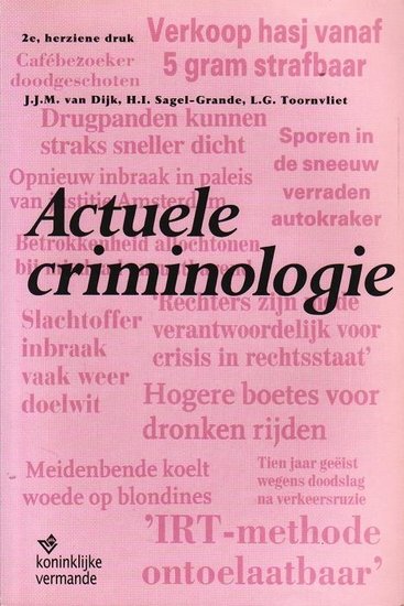 J.J.M. van Dijk // Actuele criminologie (vermande)