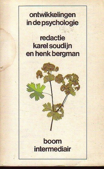 Karel Soudijn & Henk Bergman    // Ontwikkelingen in de psychologie