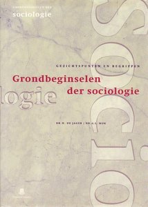 H. de Jager //Grondbeginselen der sociologie(Stenfert Kroese)