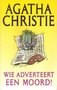 Agatha Christie // Wie adverteert een moord (luitingh 9)