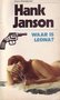 Hank Janson/// Waar is leona?(classic 11)