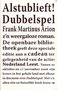 Frank Martinus Arion//Dubbelspel(CPNB)